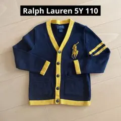 ラルフ キッズ カーディガン コットン 羽織り 上着 アウター 5Y