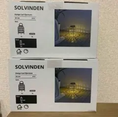イケア⭐️ SOLVINDEN LEDテーブルランプ, 電池式/屋外用, 24cm