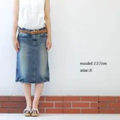 美品☆ドミンゴ デニムスカート
