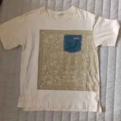 BRANSHES バンダナ柄ポケットTシャツ 150