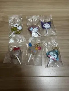 サンリオ　キャラクターズ カラフルキャンディチャーム　 コンプリートセット