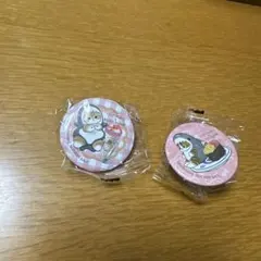 【非売品】mofusand モフサンド × くら寿司 缶バッジ 2個セット