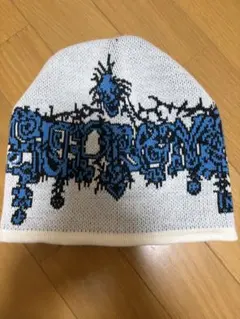 Supreme ニット帽 ホワイト/ブルーのサムネイル