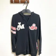 ディズニーパーカー バックプリントノルディック ブラック　ミッキーマウス
