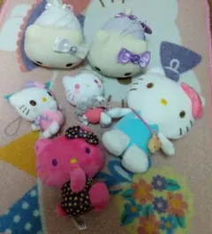 サンリオ　ハローキティ　ぬいぐるみ　マスコット　ボールチェーン