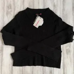 新品未使用タグ付き　ラブトキ150黒ニット