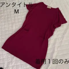 美品　アンタイトル　ニットワンピース　M