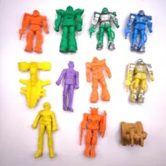 ガンダム 消しゴム ガン消し 11個 セット ジオン 地球 連邦軍 レア 昭和