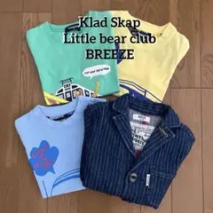 100サイズ〜　キッズTシャツ、ジャケット　4点セット