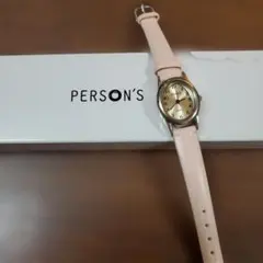 PERSON'S クォーツ腕時計　ピンクのサムネイル