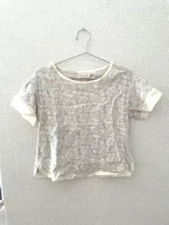 haupia　ハウピア　総刺繍　半袖ブラウス　38のサムネイル