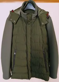 YEVS イーブス 中綿切り替えジャケット カーキグリーン メンズ アウター
