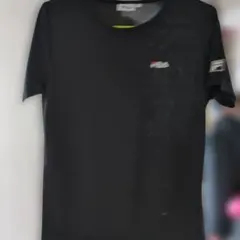 FILA 半袖Tシャツ ブラック ロゴ刺繍