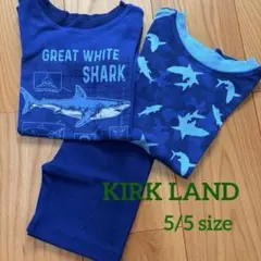 ¨̮♡︎KIRKLAND コストコ サメ パジャマ ルームウェア 半袖 半ズボンのサムネイル