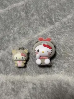 ハローキティ フロッキー ラテクマセット フロッキードール