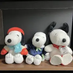 スヌーピー USJ限定 マスコットキーホルダー 3体セット ぬいぐるみ