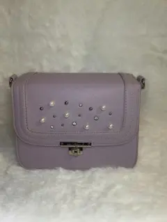 Misch Masch パール ビジュー ショルダーバッグ