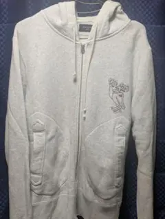 Paul Smith　グレーのジップアップパーカー　古着