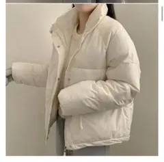 韓国 amood ダウンジャケット ホワイト