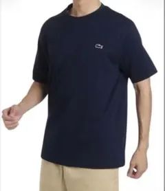 LACOSTE ラコステ TH5830 Tシャツ ネイビー Mサイズ相当 ！
