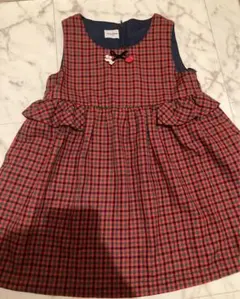 ファミリア　ワンピース　ジャンパースカート　90