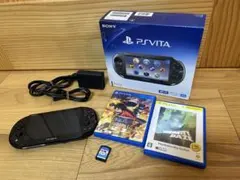 SONY PS Vita ブラック 本体　ソフト３本セット