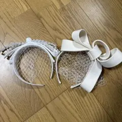 パール・リボンカチューシャ　2点
