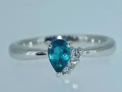 ネオンブルー　ブラジル産パライバトルマリン　リング