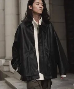 ❤️美品❤️ARTIFICIAL GRAIN MILITARY BLOUSON