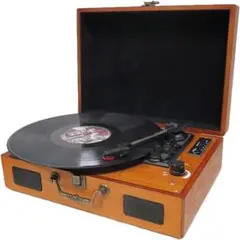 【M3038-129-95】多機能レコードプレーヤー スピーカー内蔵