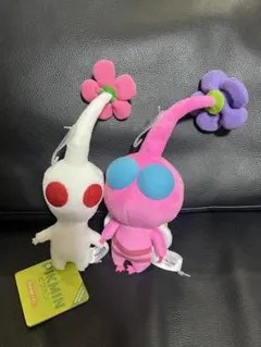 ぬいぐるみ　ピクミン　白ピクミン　羽ピクミン