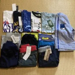 (51)6/26削除 新品 夏服12枚セット 110サイズ シンプル ズボン