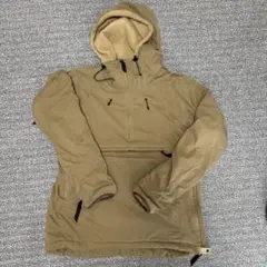 山と道 alpha anorak アノラックパーカー プルオーバー ベージュ S 