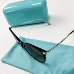 美品　ティファニー　サングラス　スワロフスキー　ラインストーン　べっこうのサムネイル