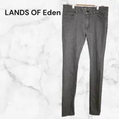 ランズオブエデン　スキニーデニムパンツ　Ｌ　日本製　グレー　ズボン