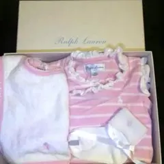 ★値下★ノースリーブ♪♪ラルフローレンロンパース3点セット