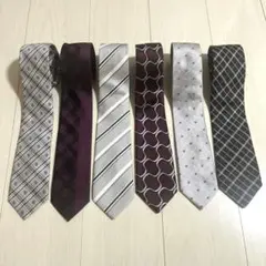 ネクタイ まとめ売り 6点セット