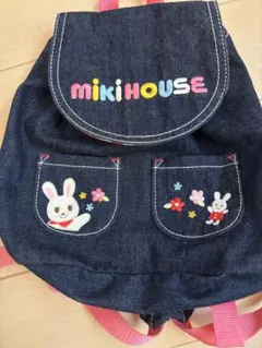 MIKI HOUSE デニムリュック 新品 うさこ - メルカリ