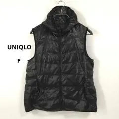 UNIQLO ユニクロ ダウンベスト ブラック フード付き