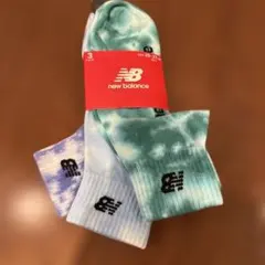 New Balance メンズ ソックス 3足セット タイダイ柄 25-27cmのサムネイル