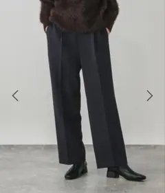 【GLOBAL WORK】 ウツクシルエット W クロスイージーストレートパンツ