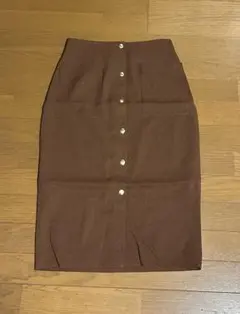 NOLLEYS ブラウン タイトスカート