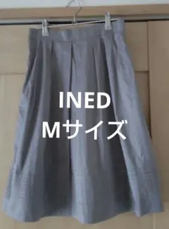 INÉD グレー フレアスカート サイズ9