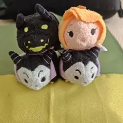 ディズニー ツムツム ぬいぐるみ マスコット 4点セット
