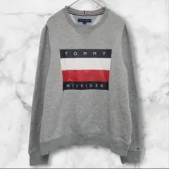 TOMMY HILFIGER トレーナー【S表示】グレー