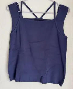 ジーナシスホルターデザインソウバリタンクブルー