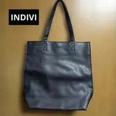 INDIVI / インディヴィ トートバッグ 黒 美品！のサムネイル