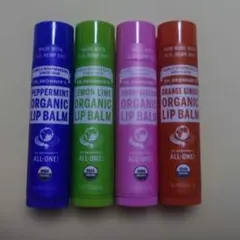 Dr. Bronner's オーガニックリップバーム 4本セットのサムネイル