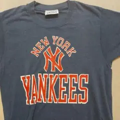 New York Yankees 半袖Tシャツ ネイビー