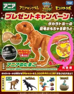 アニアのたまご　恐竜合同キャンペーンVer.メタリックオレンジティラノサウルスのサムネイル